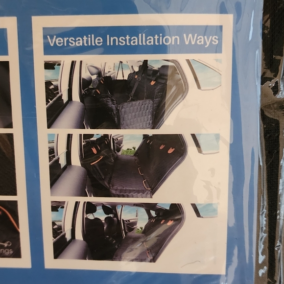 Dog Luxury Car SUV Seat Cover Water Proof Pet Car Seat Anchors GEGD101AB - Picture 6 of 10